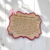 Ξύλινο καδράκι - Ο Θεός έπλασε τις μαμάδες