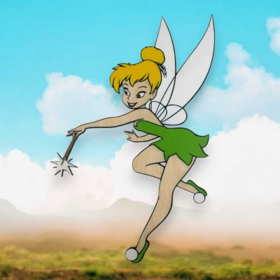 Ξύλινη φιγούρα - Tinkerbell
