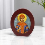 Ξύλινη επιτραπέζια εικόνα - Άγιος Κωνσταντίνος