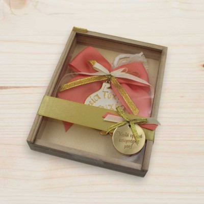 Χειροποίητο Κρεμαστό Γούρι με Χριστουγεννιάτικο μοτίβο και ρόδια| Ξύλινα δώρα Woodncraft Χειροποίητο Κρεμαστό Γούρι με Χριστουγεννιάτικο μοτίβο και ρόδια| Ξύλινα δώρα Woodncraft