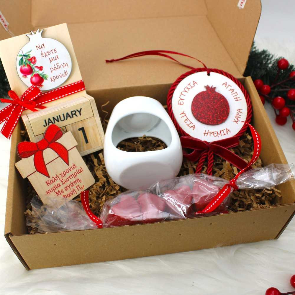 Χριστουγεννιάτικο Gift Box - Ρόδινες ευχές