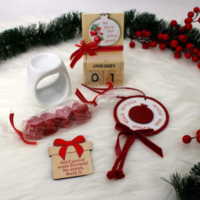 Χριστουγεννιάτικο Gift Box - Ρόδινες ευχές