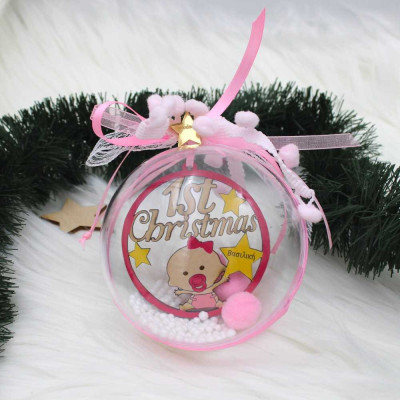 Μπάλα Στολίδι - Baby s First Christmas