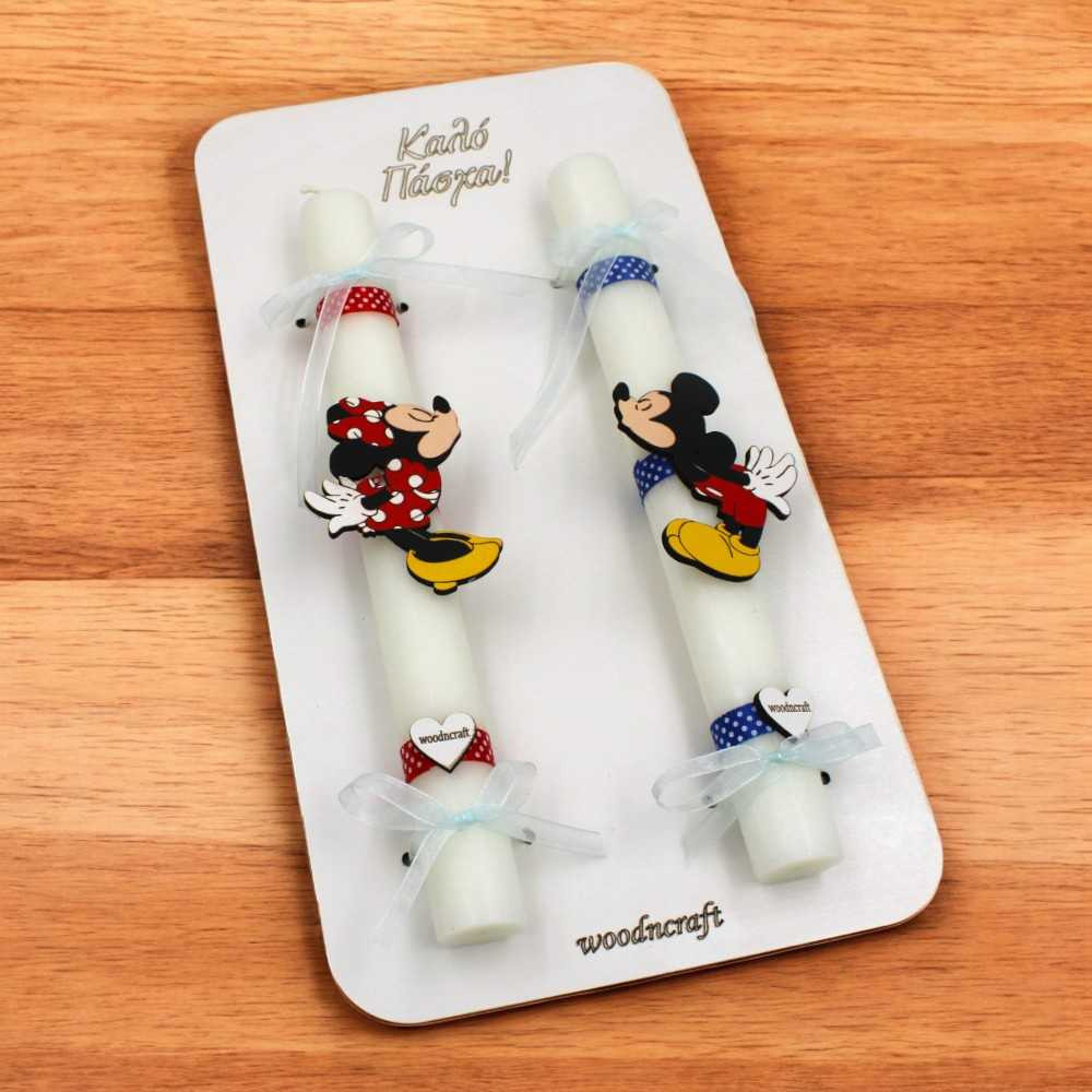 Σετ λαμπάδες - Μίκυ και Μίνι