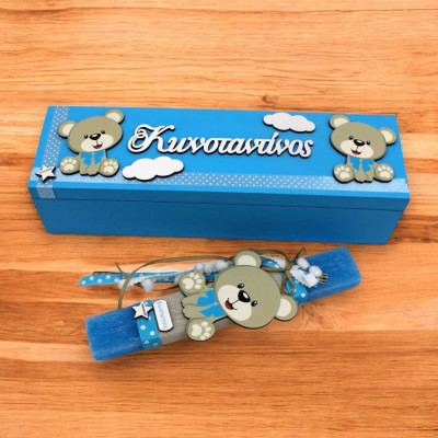 Λαμπάδα με κουτί  |Μίκυ το Ποντίκι| Woodncraft