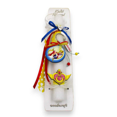 Πασχαλινή Κυλινδρική Λαμπάδα – Sailor Moon