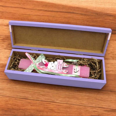 Λαμπάδα με κουτί  |Γκάμπι| Woodncraft