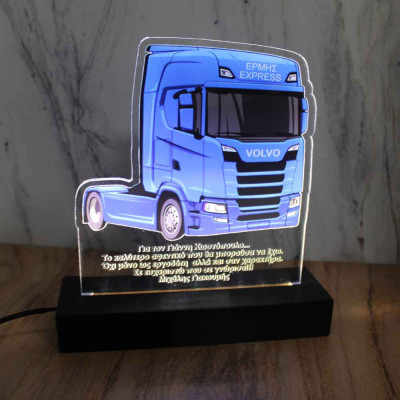 Φωτιστικό  plexiglass | Χειροποίητα δώρα | Woodncraft