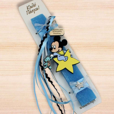 Λαμπάδα | Μίκυ σε αστέρι | Εποχιακά Woodncraft