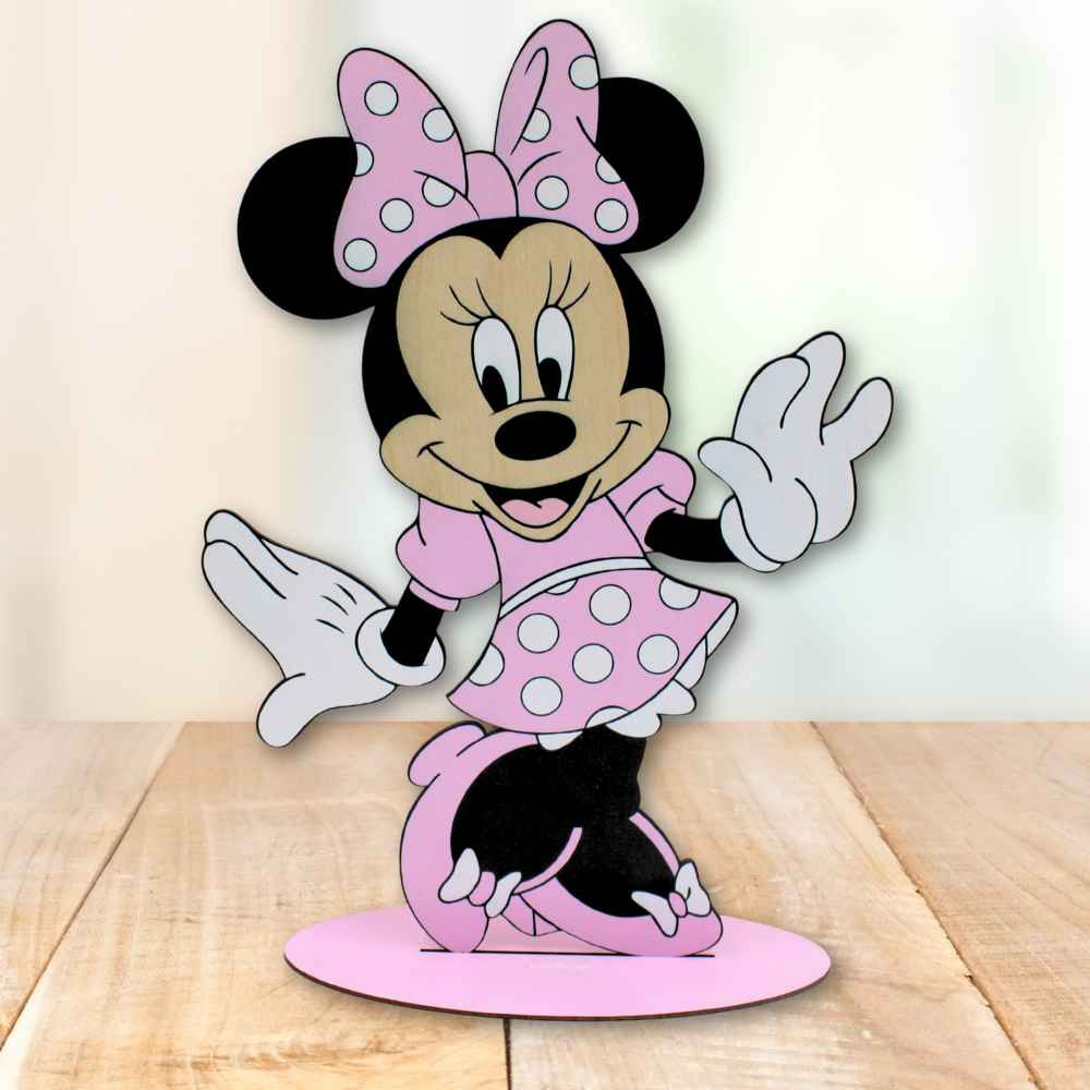 Ξύλινη φιγούρα - Μίνι Μάους