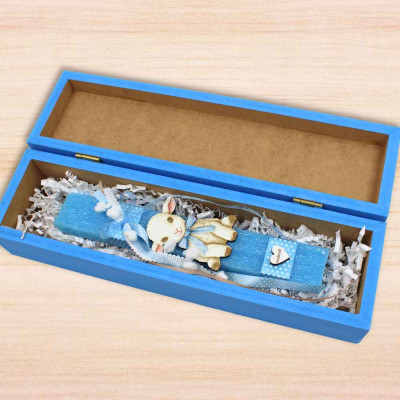 Λαμπάδα σε Κουτί με προβατάκι και όνομα