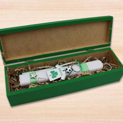 Λαμπάδα με κουτί| Εποχιακά δώρα με ομάδες | Woodncraft