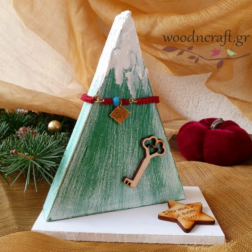 Handmade lucky set - Snowy tree