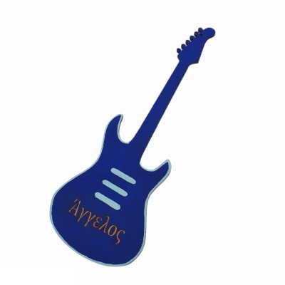 Ξύλινο σταντ - Ηλεκτρική κιθάρα με όνομα