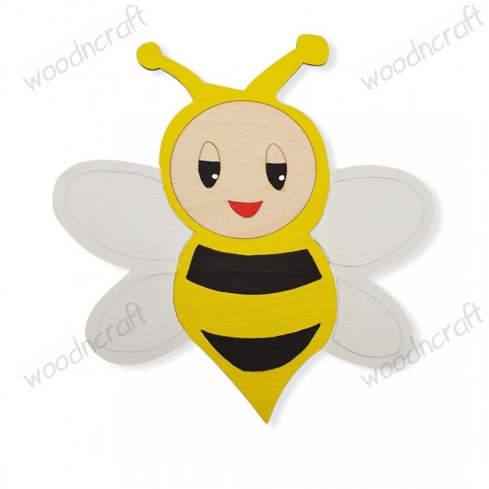 Ξύλινη φιγούρα - Μέλισσα - Woodncraft.gr