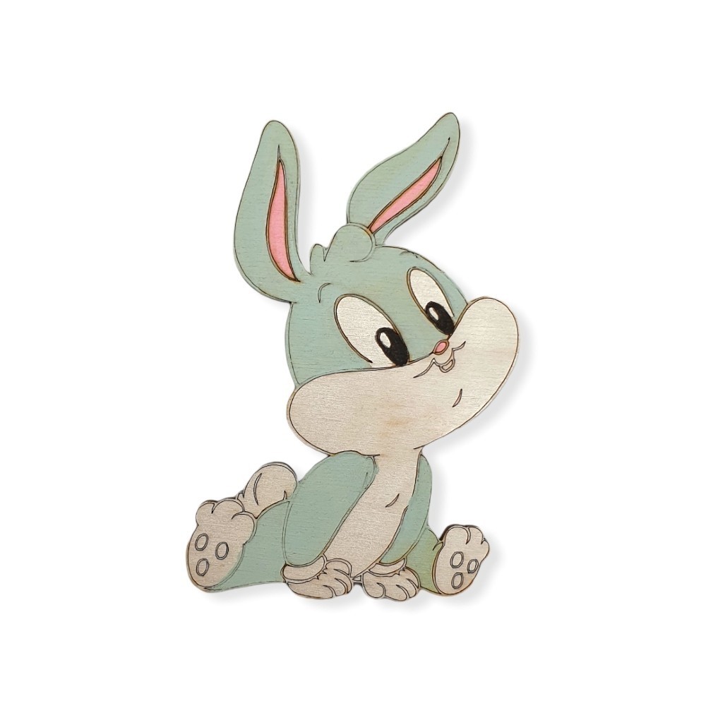 Ξύλινη φιγούρα - Baby Bugs Bunny - Woodncraft.gr