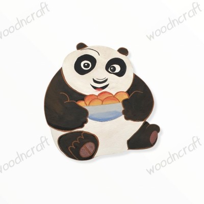 Ξύλινη φιγούρα - Kung fu panda baby - Woodncraft.gr