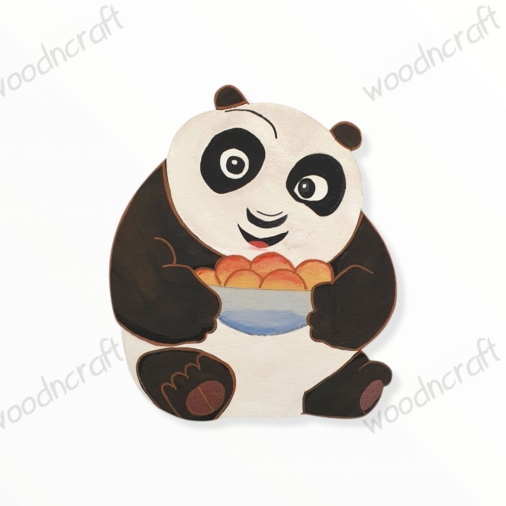 Ξύλινη φιγούρα - Kung fu panda baby - Woodncraft.gr