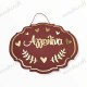 Ξύλινο κάδρο - Golden name - woodncraft.gr