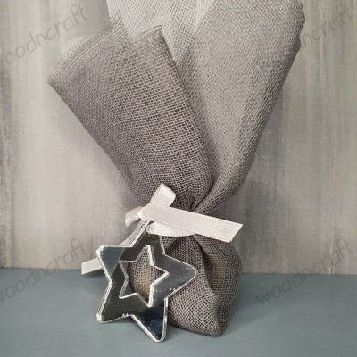 Μπομπονιέρα - Silver Star - woodncraft.gr