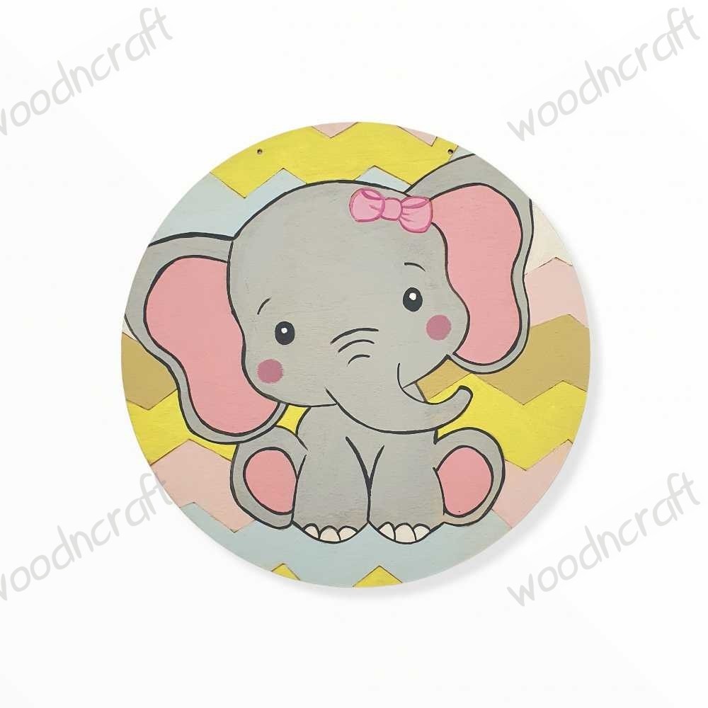 Ξύλινη φιγούρα - Boho elephant