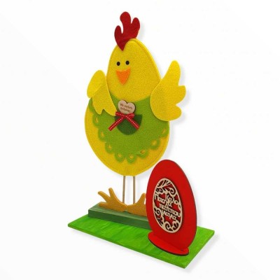 Χειροποίητο διακοσμητικό - Easter hen - Woodncraft.gr