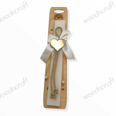 Λαμπάδα - Golden heart - Woodncraft.gr