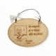 Ξύλινο καδράκι - Καλύτερη δασκάλα - Woodncraft.gr