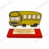 Ξύλινο διακοσμητικό - School bus - Woodncraft.gr