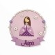 Ξύλινο παιδικό κάδρο - Princess - Woodncraft.gr