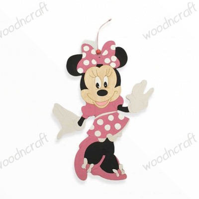 Ξύλινο σταντ Minnie Mouse | Φιγούρες για το παιδικό | Woodncraft