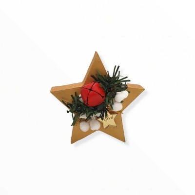 Ξύλινο επιτραπέζιο γούρι - My Xmas star - woodncraft.gr