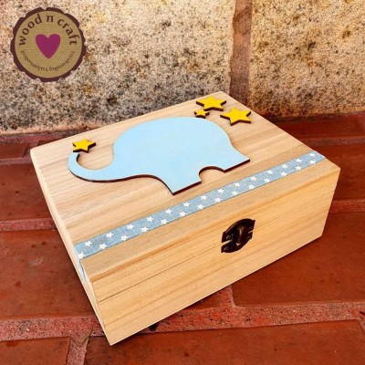 Ξύλινο κουτί - Elephant