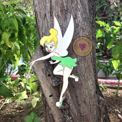 Ξύλινη Φιγούρα Tinkerbell