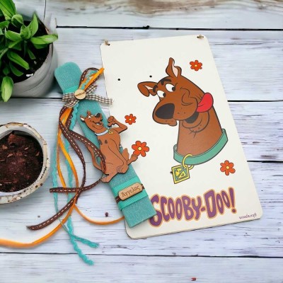 Λαμπάδα με πλάτη καδράκι - Scooby Doo